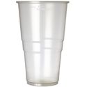 Kunststofo disposable bierbeker 590ml tot vulstreep (1000 stuks) | U384