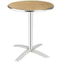 Bolero ronde tafel met kantelbaar essenhouten blad 60cm | U424