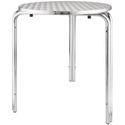 Bolero ronde stapelbare RVS tafel 60cm | U431