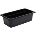 Polycarbonaat Bak | Zwart | Gn1/3 | 10cm Hoog | Vogue | U463