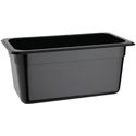 Polycarbonaat Bak | Zwart | Gn1/3 | 15cm Hoog | Vogue | U464