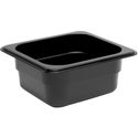 Polycarbonaat Bak | Zwart | Gn1/4 | 15cm Hoog | Vogue | U468