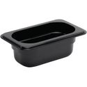 Polycarbonaat Bak | Zwart | Gn1/9 | 6.5cm Hoog | Vogue | U472