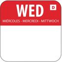 Oplosbare Voedseletiketten | Kleurcode Woensdag | Rol 1000 | Vogue | U779