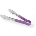 Serveertang 300mm handgreep paars PVC- RVS - Hendi 171783