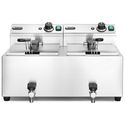 Hendi Friteuse Mastercook met aftapkraan - 2 x 8 l | 209301