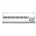 Opzet Koelvitrine | 6x GN 1/3 | hard glazen kap | Arktic 232972