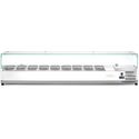 Opzet Koelvitrine | 9x GN 1/3 | hard glazen kap | Arktic 232996