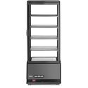 Koelvitrinekast | 98L H=112cm | zwart | Arktic 233269