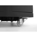 Koelvitrinekast | 280L-191cm(h) | zwart-RVS | Wielen | Arktic 233290