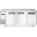 Koelwerkbank - 3 deuren Kitchen Line 60cm diep - Arktic 233382