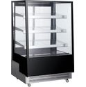 Koelvitrine 500L-144cm(h) | 3 schuine schappen | Wielen | Arktic 233443