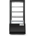 Gekoelde display kast | Zwart | 78L-97cm(h) l anti-condens | Arktic 233658
