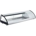 Sushivitrine B=130cm | GN 1/3 | 63L | Wit | Hendi 233757