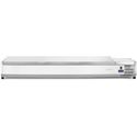 Opzetkoelvitrine | 8x GN1/3 B=180cm | Rvs deksel | Hendi 233986