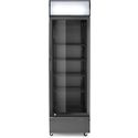 Arktic 236932 Backbar koelkast met lichtbak, enkele deur, , 254L, Zwart, 220-240V/250W, 578x605x(H)1980mm