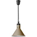 Warmtelamp Verstelbaar Conisch, HENDI, Beige, 230V/250W, Diameter 27,5 cm - Hoogte 25 cm - 273777
