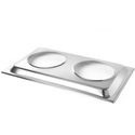 Hendi Opzetstuk voor 2x Bainmariepan passend op GN 1/1 Chafing dish | 470930