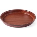 Hendi Dienblad Mahonie - Rond 360x30 mm - antislip - Woodform - 507766