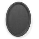 Hendi Dienblad zwart Ovaal 160x230 mm Polyester - 508718