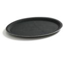 Hendi Dienblad zwart Ovaal 210x290 mm Polyester - 508732