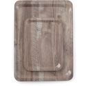 Hendi Dienblad donker eiken 370x530mm melamine - 508954