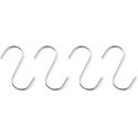 Hendi Vleeshaken - set van 4 | rvs 90x4 mm | 513538