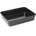 Hendi Vleesbak zwart melamine 280x210x60 mm Waca 1426 | 568804