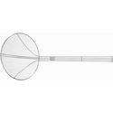 Hendi Frituurschep rvs 220x540mm met versterkte draadgreep | diameter 22cm | 640708