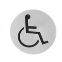 Hendi Deurschild rvs Rolstoel 75 mm | 663646