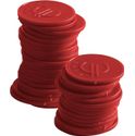 Hendi Consumptiemunten | rood | 100 stuks | 665145