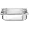 Hendi Gastronormbak 2/3 | 100 mm hoog | RVS Budget Line | 800232