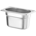 Hendi Gastronormbak 1/9 | 100 mm hoog | RVS Budget Line | 800737