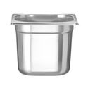 Hendi Gastronormbak 1/6 | 150 mm hoog | RVS Profi Line | 801710