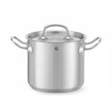 Kookpan Hoog - met Deksel - HENDI - Kitchen Line - 2,8 Liter - Diameter 16 cm - Hoogte 14 cm - 837108