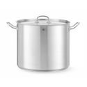 Kookpan Hoog - met Deksel - HENDI - Kitchen Line - 21L - Diameter 32 cm - Hoogte 27 cm - 837603