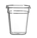 Hendi Gastronormbak 1/6 | 200 mm hoog | polycarbonaat transparant | 861707