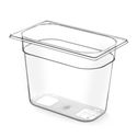 Hendi Gastronormbak 1/4 | 100 mm hoog | tritan bpa-vrij transparant | koel/vries | 869529