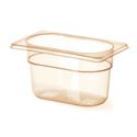 Hendi Gastronormbak 1/9 | 100 mm hoog | grilamid bpa-vrij transparant | hittebestendig | 869772