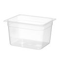 Hendi Gastronormbak 1/2 | 200 mm hoog | PP tranparant | koel/vries | 880104
