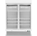 SARO Vrieskast met Ventilator Koeling 2 Glasdeuren Model D 920 Wit - D 920 - WIT