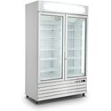 SARO Vrieskast met Ventilator Koeling 2 Glasdeuren Model D 800 Wit - D 800 - WIT