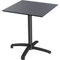 X Cross Tafelpoot Laag Zwart 74 cm - 11001 - hpl Tafelblad 70x70cm - VEBA 110031077