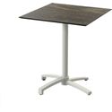 Essentials X Cross Terrastafel Zand Frame + Riverwashed Wood HPL 70x70 cm - 110091477