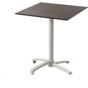 Essentials X Cross Terrastafel Zand Frame + Midnight Marble HPL 70x70 cm - 110091677