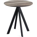 Infinity Terrastafel Zwart Frame + Tropical Wood HPL 70 cm - Essentials 120011270