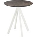 Infinity Terrastafel Wit Frame + Riverwashed Wood HPL 70 cm - Essentials 120021470