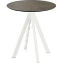 Infinity Terrastafel Wit Frame + Midnight Marble HPL 70 cm - Essentials 120021670