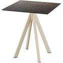 Infinity Terrastafel Zand Frame + Riverwashed Wood HPL 70x70 cm - Essentials 120031477