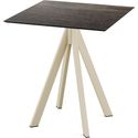 Infinity Terrastafel Zand Frame + Riverwashed Wood HPL 70x70 cm - Essentials 120031477